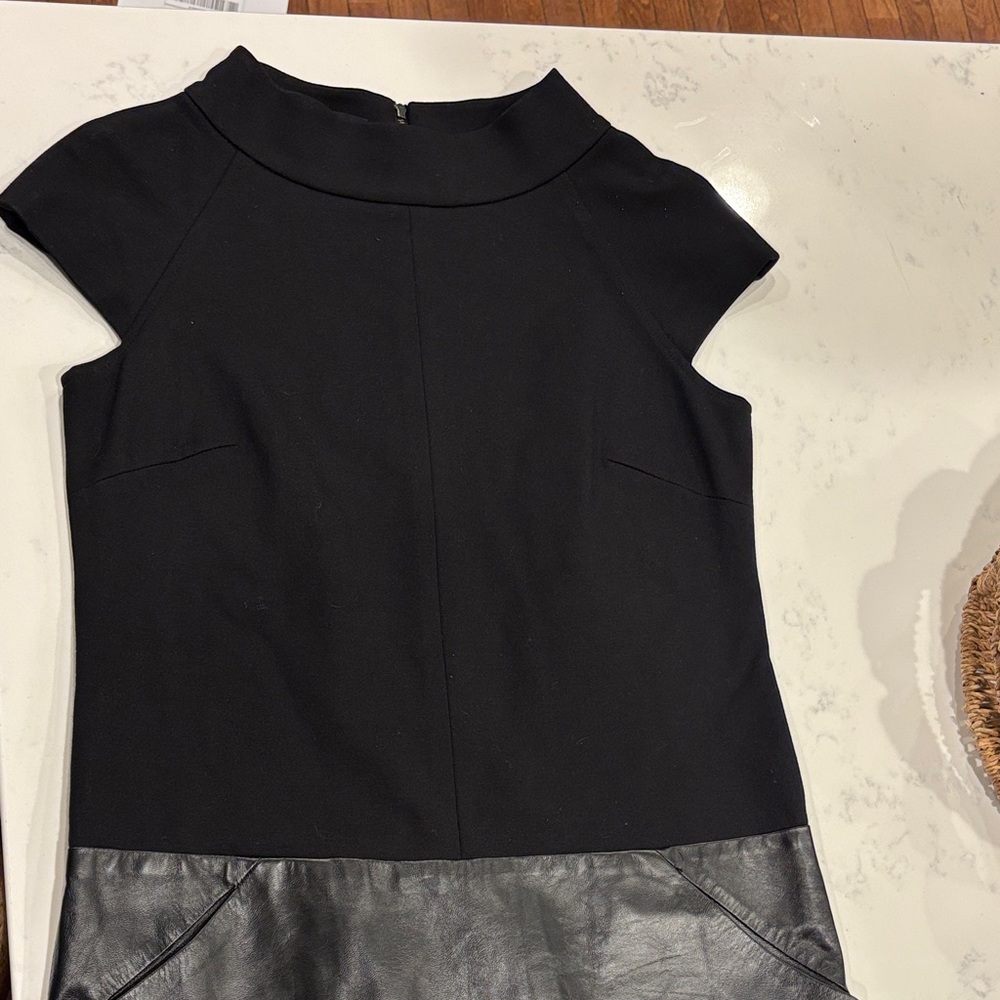 Cynthia Steffe Black Dress with Zipper Detail